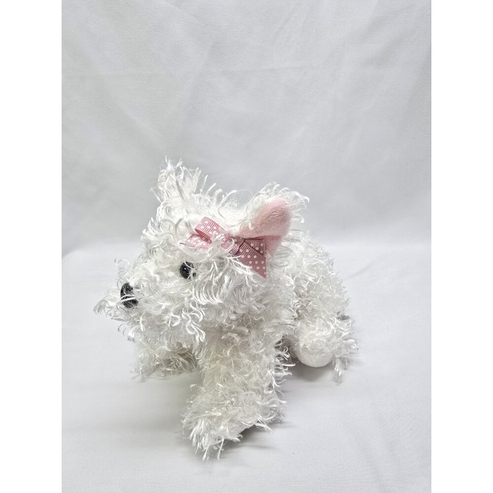 GANZ Webkinz White Terrier NO CODE HM106 Plush Toy Stuffed Animal